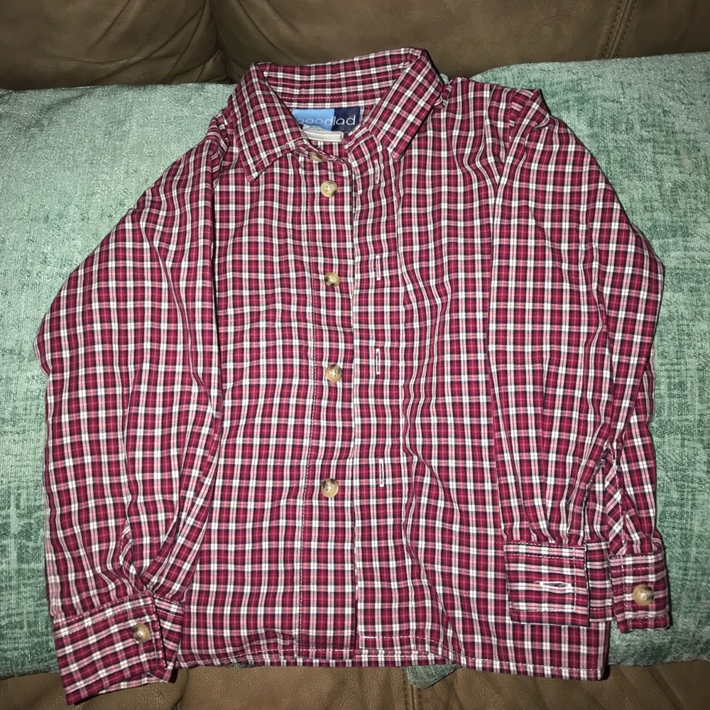 Boy toddler button down